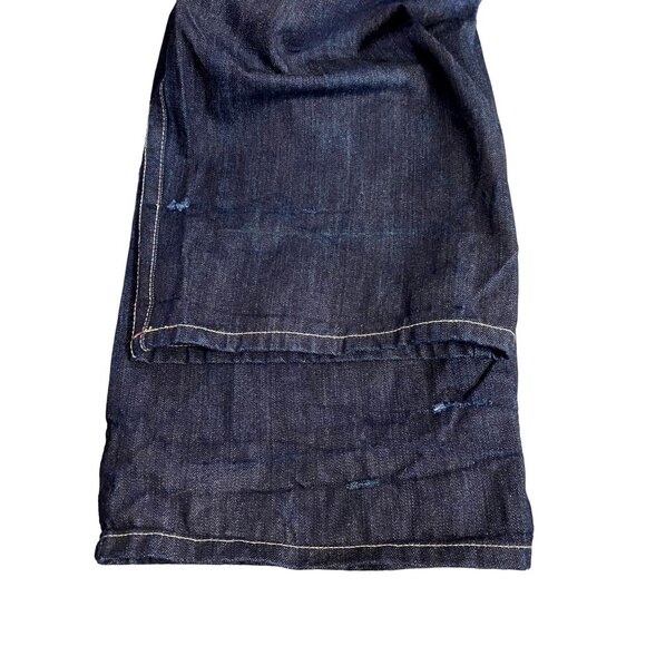 VTG Avirex Jeans Men 40x34 Blue Denim Embroidered Loose Baggy Y2K Hip Hop Skater - Picture 11 of 12